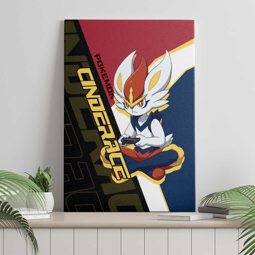 Cinderace Poké Canvas Wall Art Dynamic Retro Anime Style