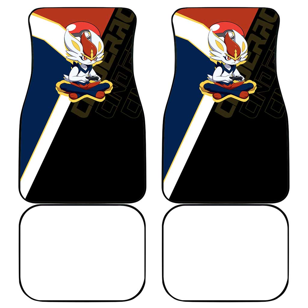 Cinderace Poké Car Mats Dynamic Retro Anime Style