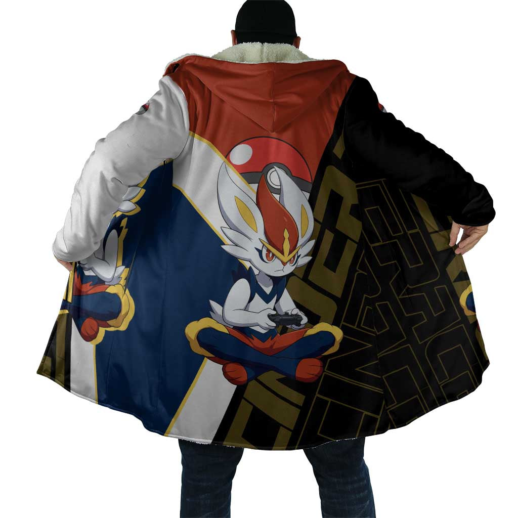 Cinderace Poké Cloak Dynamic Retro Anime Style