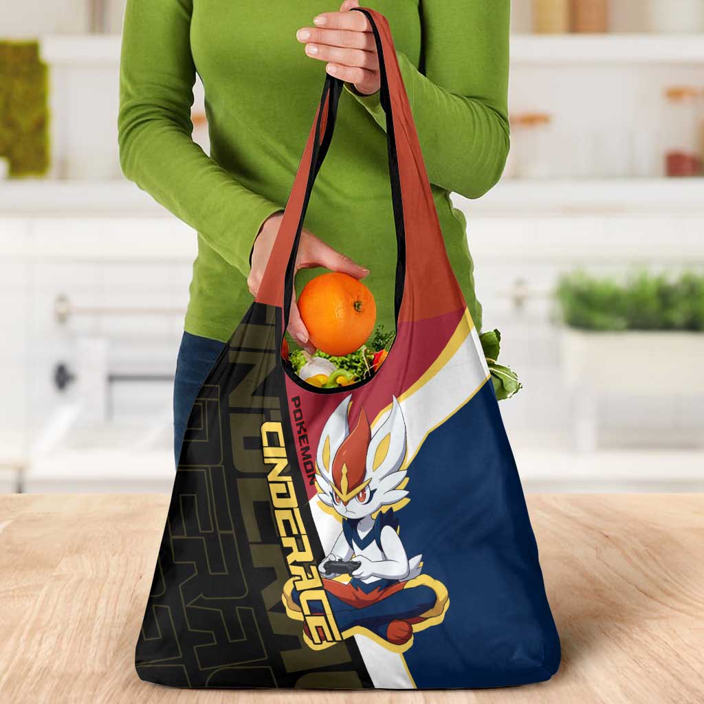 Cinderace Poké Grocery Bag Dynamic Retro Anime Style