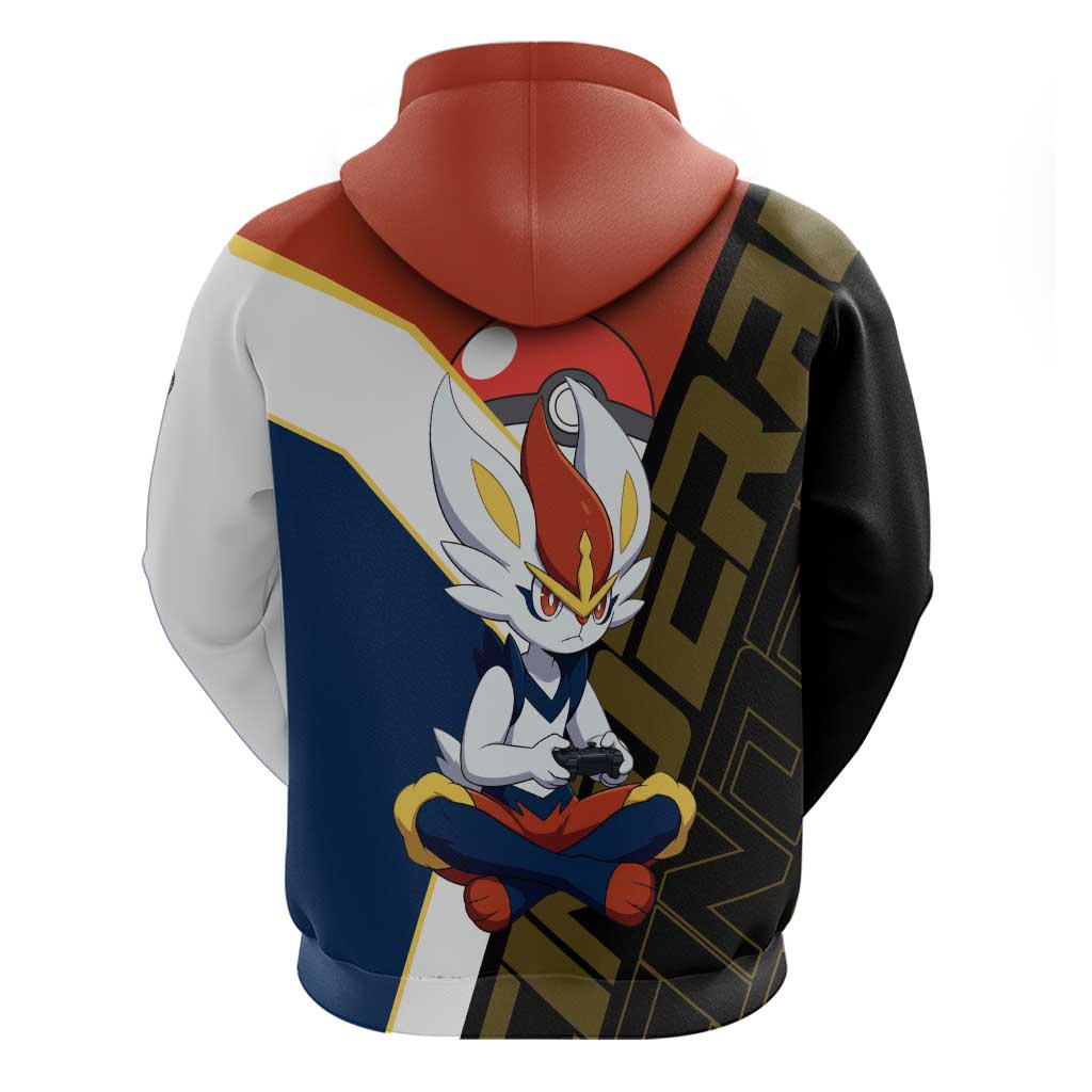 Cinderace Poké Hoodie Dynamic Retro Anime Style