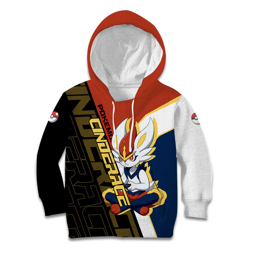 Cinderace Poké Kid Hoodie Dynamic Retro Anime Style