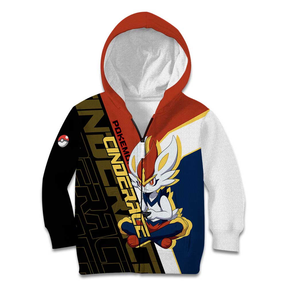 Cinderace Poké Kid Hoodie Dynamic Retro Anime Style