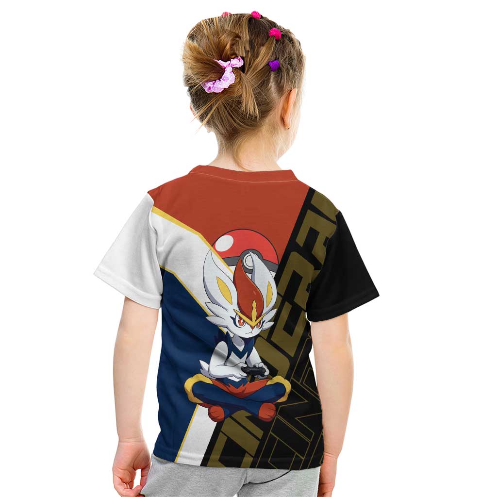 Cinderace Poké Kid T Shirt Dynamic Retro Anime Style