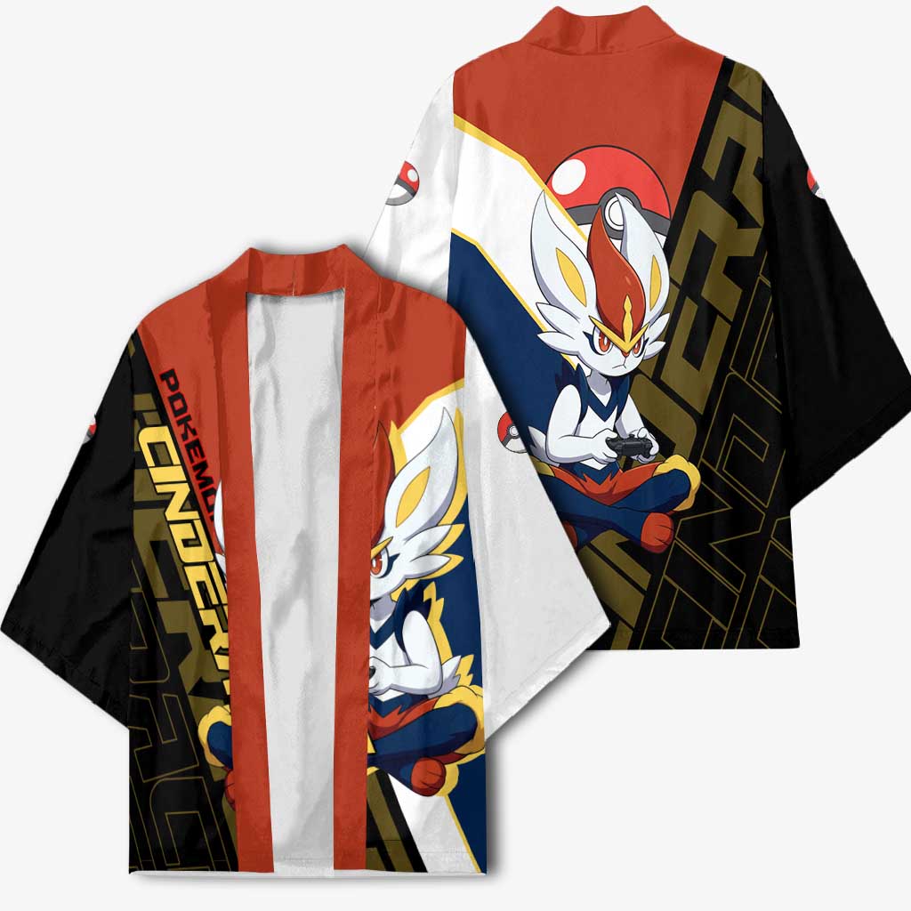 Cinderace Poké Kimono Dynamic Retro Anime Style