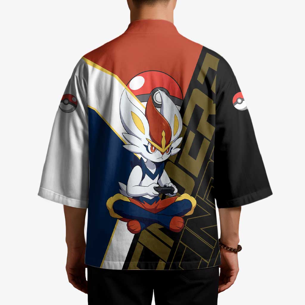 Cinderace Poké Kimono Dynamic Retro Anime Style