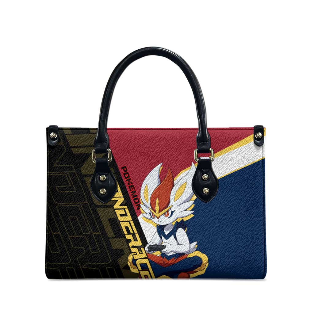 Cinderace Poké Leather Bag Dynamic Retro Anime Style