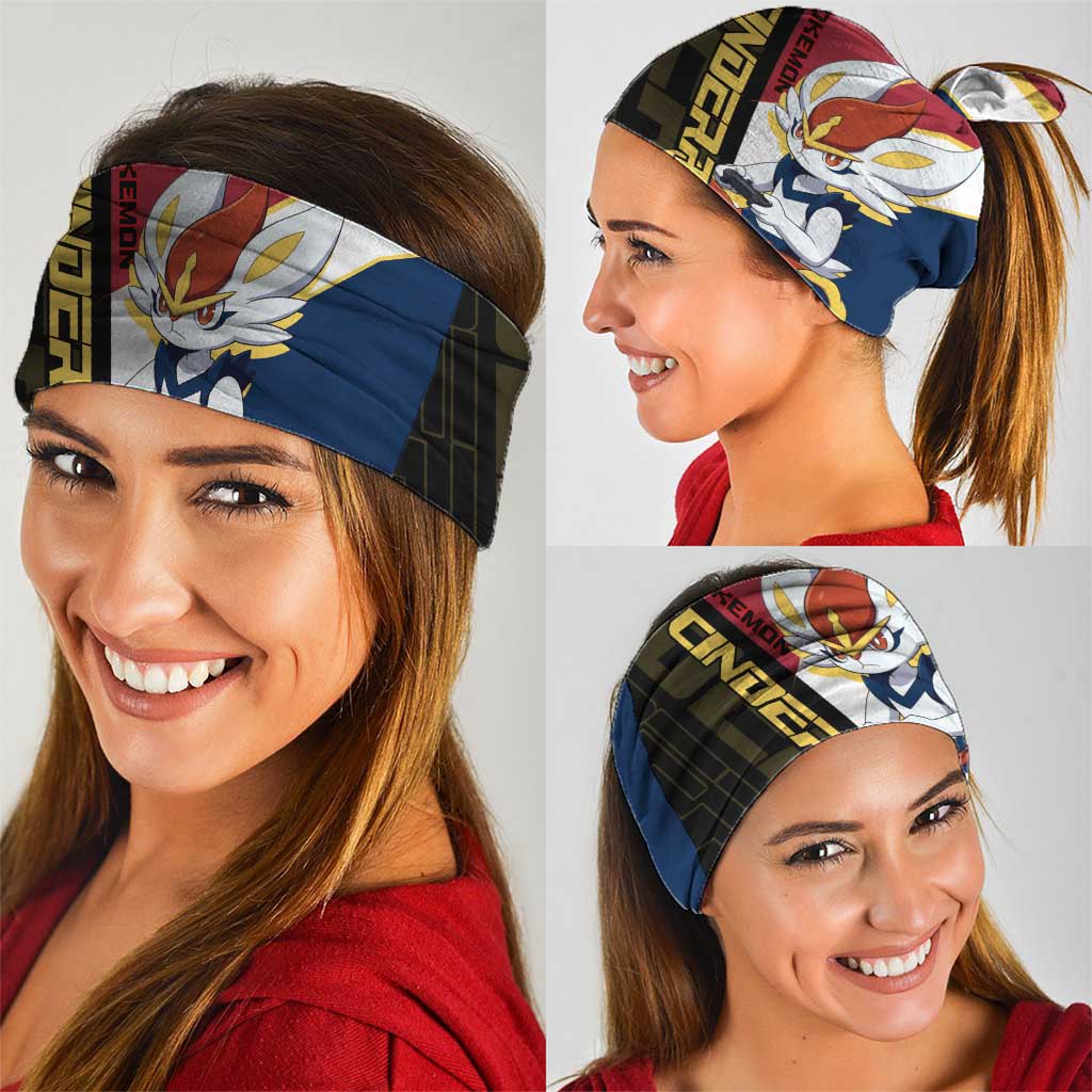 Cinderace Poké Neck Gaiter Dynamic Retro Anime Style