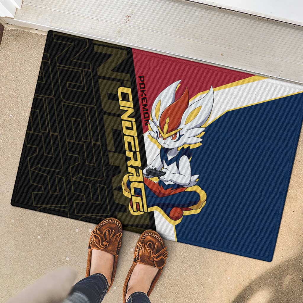 Cinderace Poké Rubber Doormat Dynamic Retro Anime Style