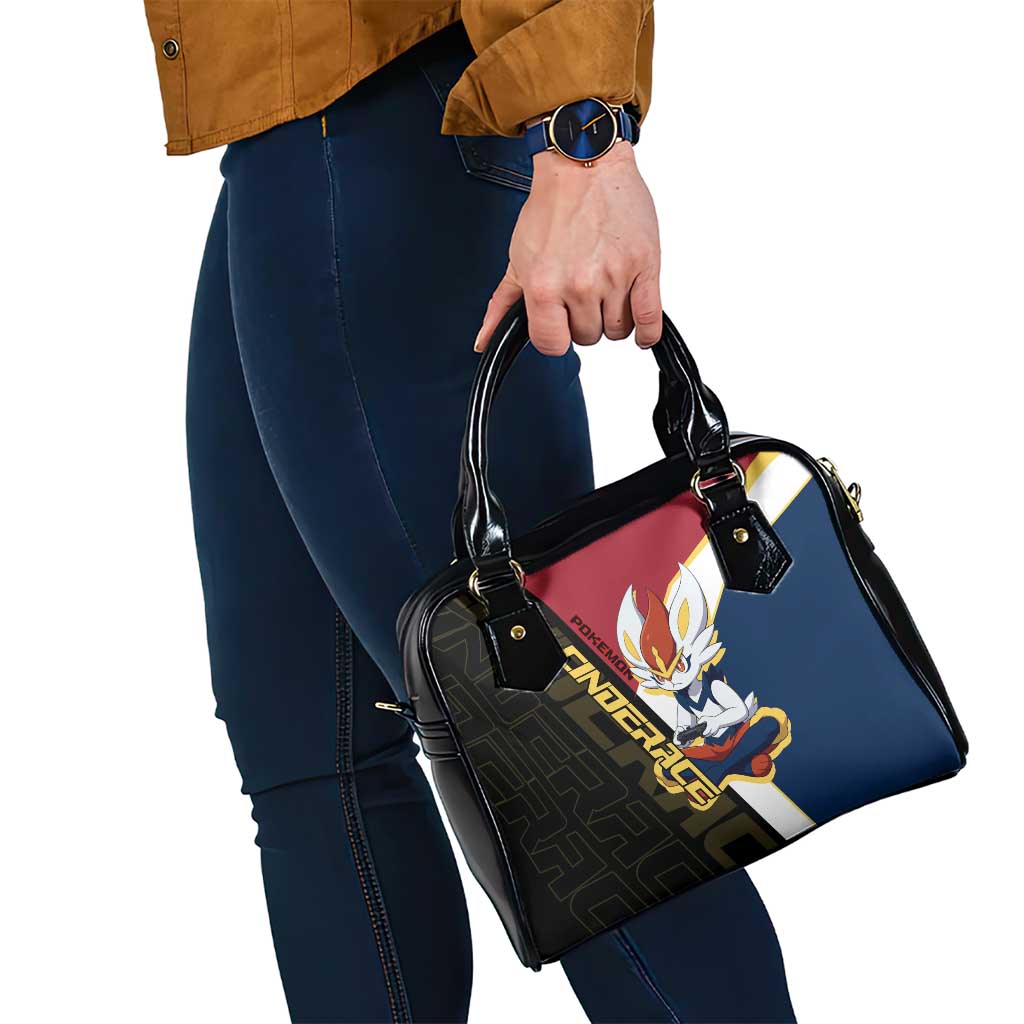 Cinderace Poké Shoulder Handbag Dynamic Retro Anime Style