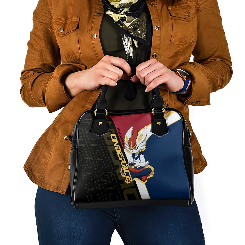Cinderace Poké Shoulder Handbag Dynamic Retro Anime Style