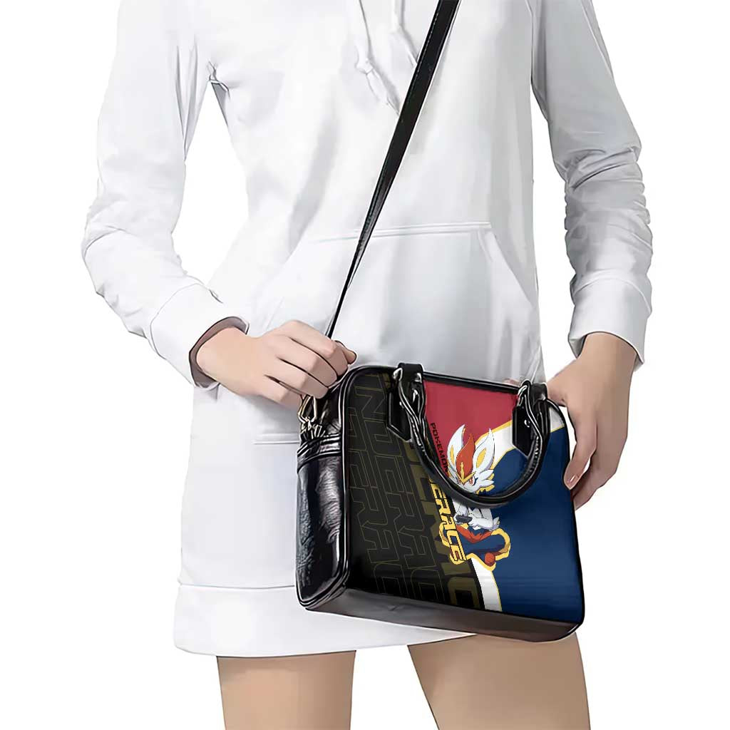 Cinderace Poké Shoulder Handbag Dynamic Retro Anime Style