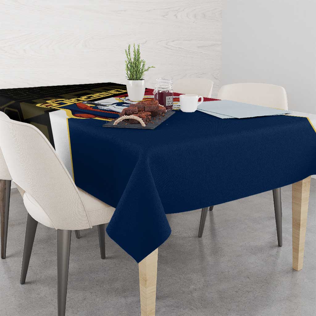 Cinderace Poké Tablecloth Dynamic Retro Anime Style