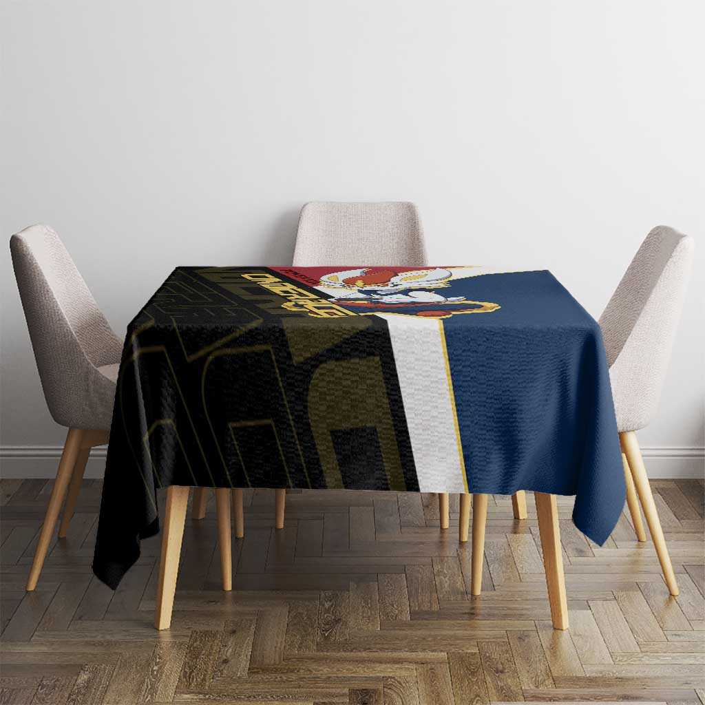 Cinderace Poké Tablecloth Dynamic Retro Anime Style