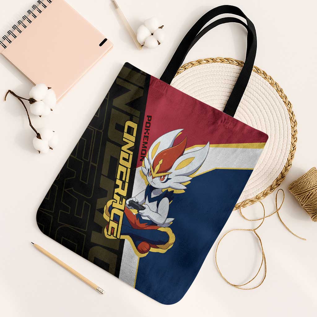Cinderace Poké Tote Bag Dynamic Retro Anime Style