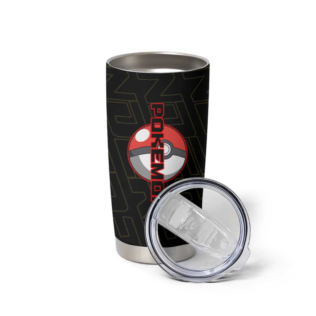 Cinderace Poké Tumbler Cup Dynamic Retro Anime Style