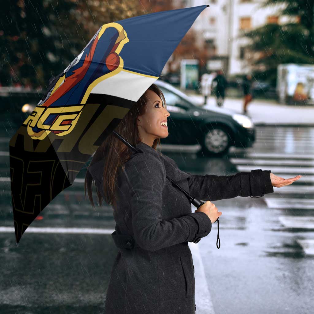 Cinderace Poké Umbrella Dynamic Retro Anime Style