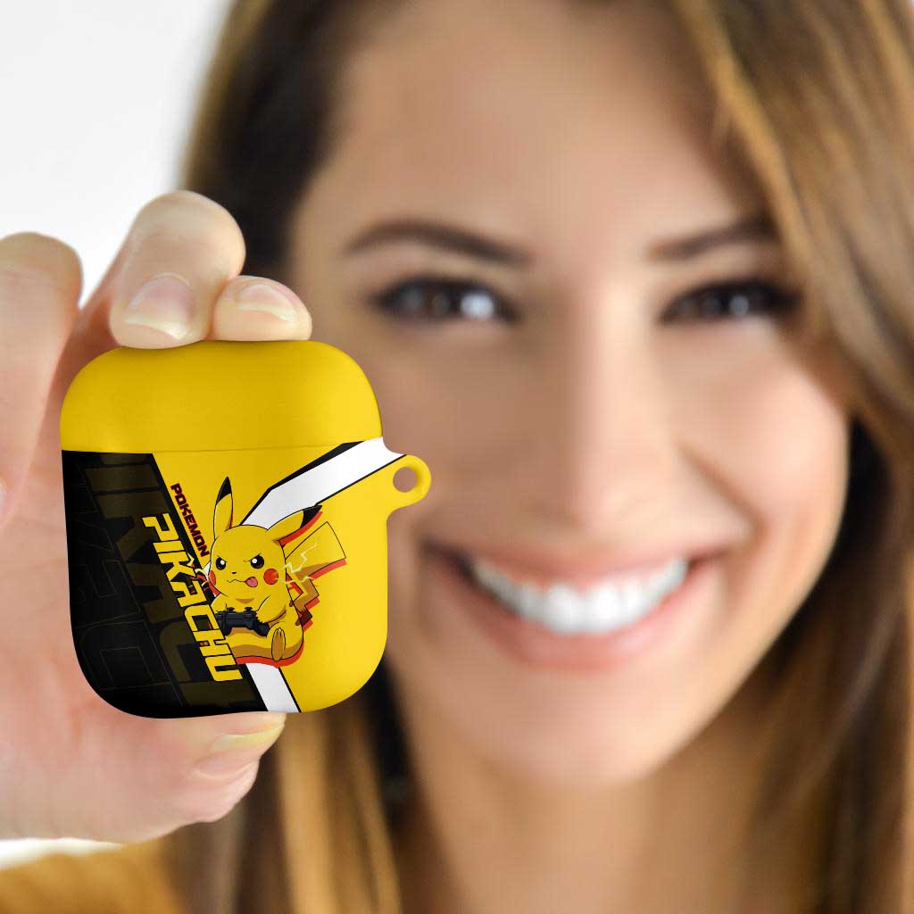 Pikachu Poké AirPods Case Vibrant Retro Anime Style