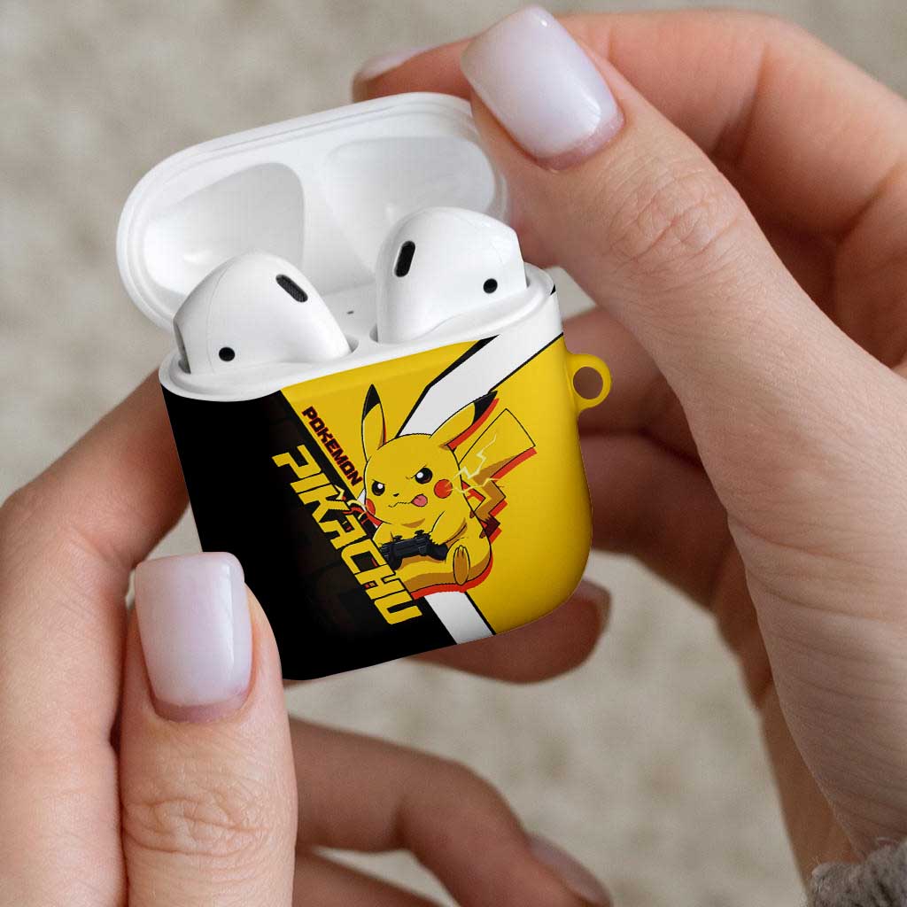 Pikachu Poké AirPods Case Vibrant Retro Anime Style