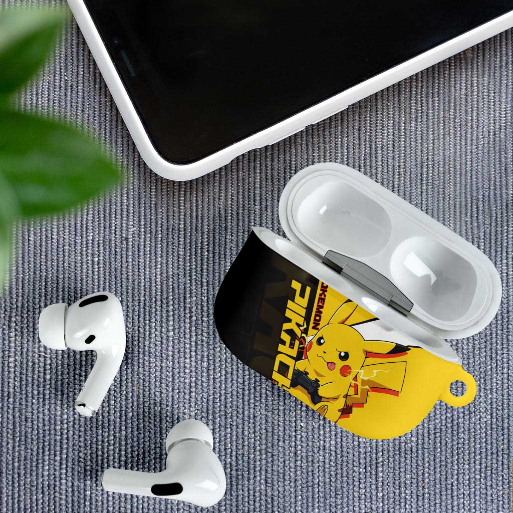 Pikachu Poké AirPods Case Vibrant Retro Anime Style