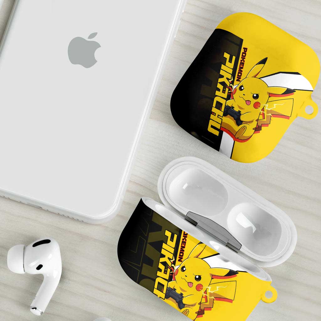 Pikachu Poké AirPods Case Vibrant Retro Anime Style