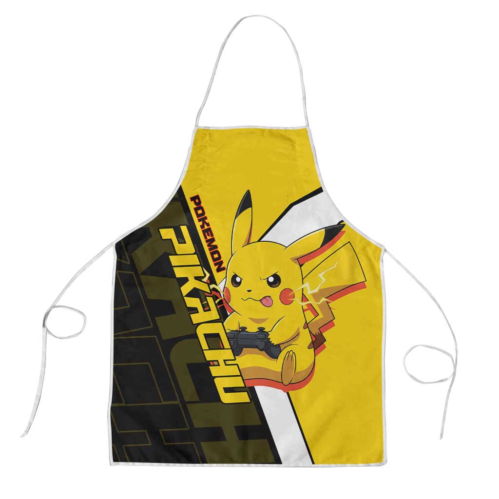 Pikachu Poké Apron Vibrant Retro Anime Style