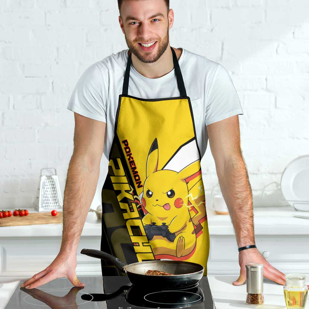 Pikachu Poké Apron Vibrant Retro Anime Style