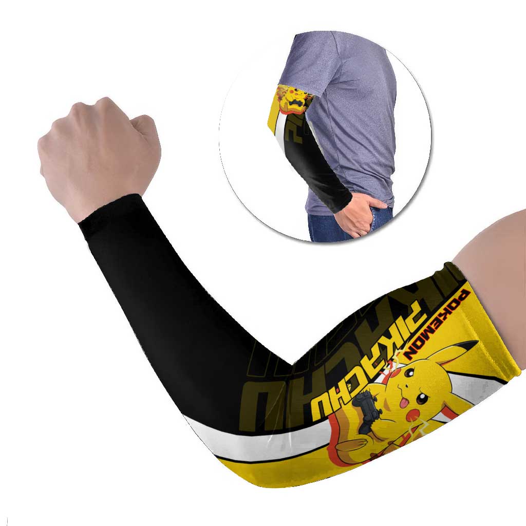 Pikachu Poké Arm Sleeves Vibrant Retro Anime Style