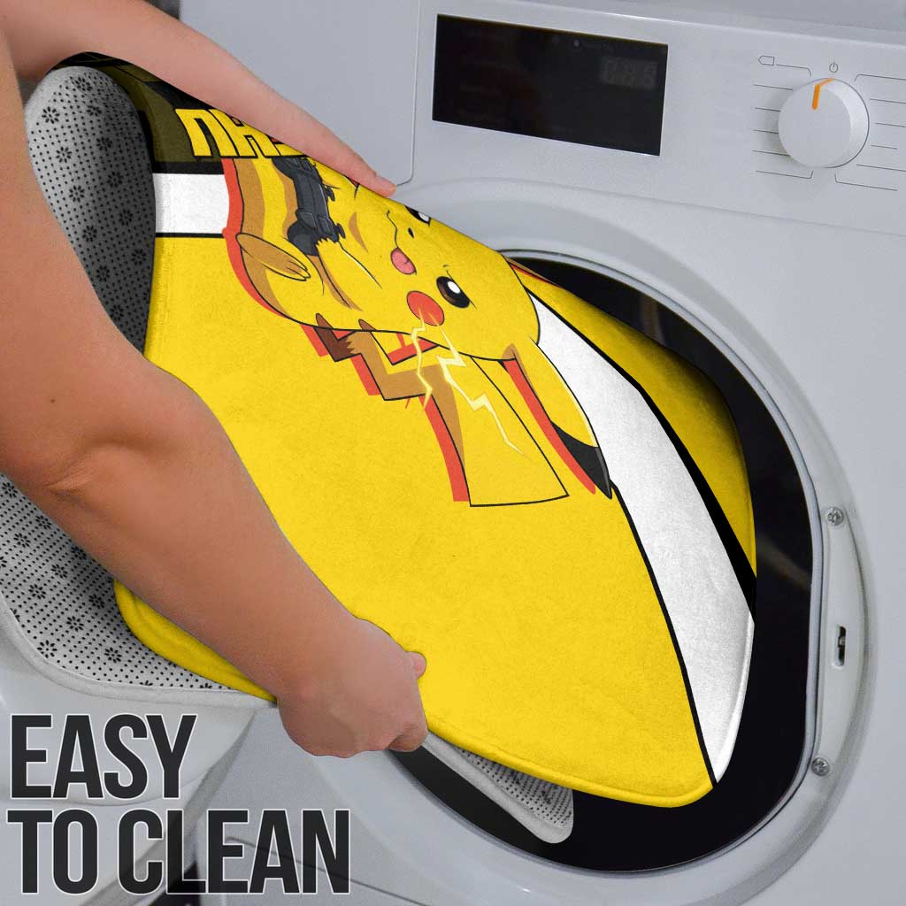 Pikachu Poké Bathroom Set Vibrant Retro Anime Style