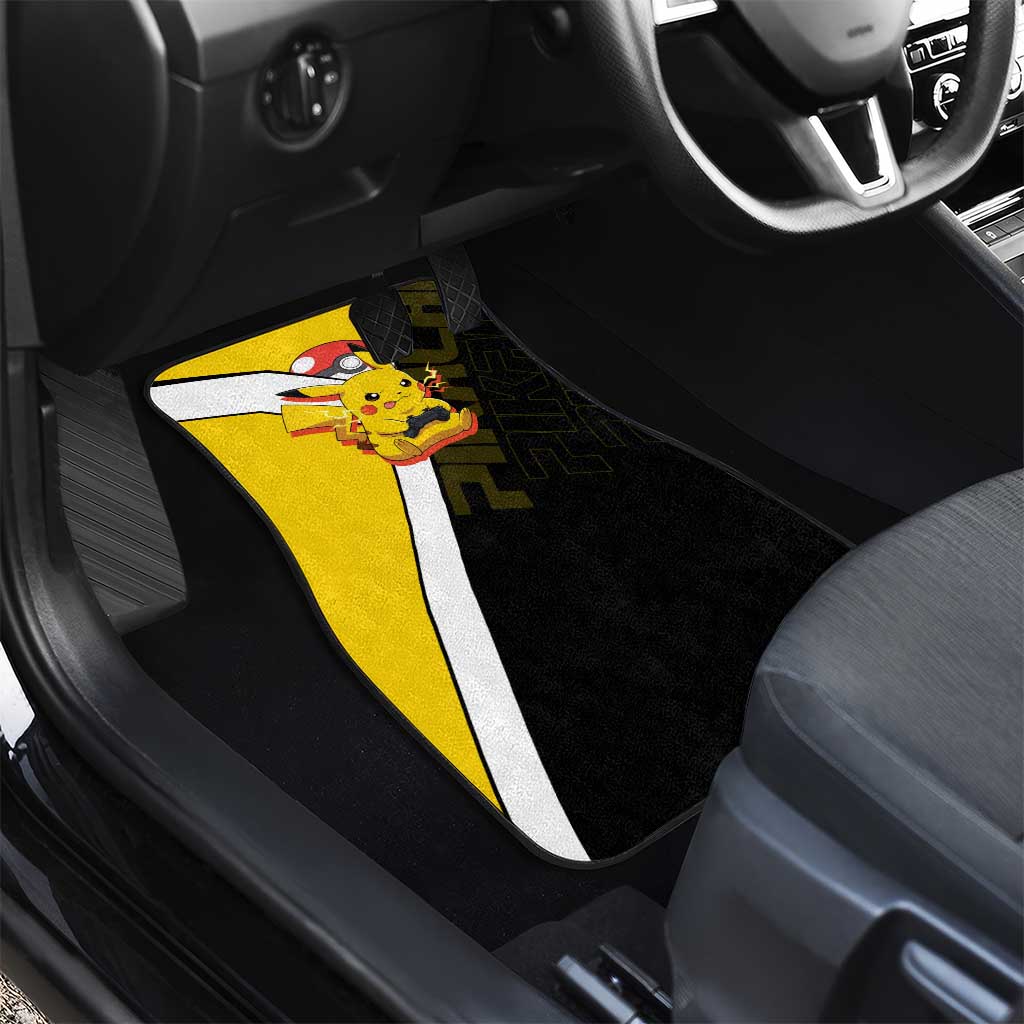 Pikachu Poké Car Mats Vibrant Retro Anime Style
