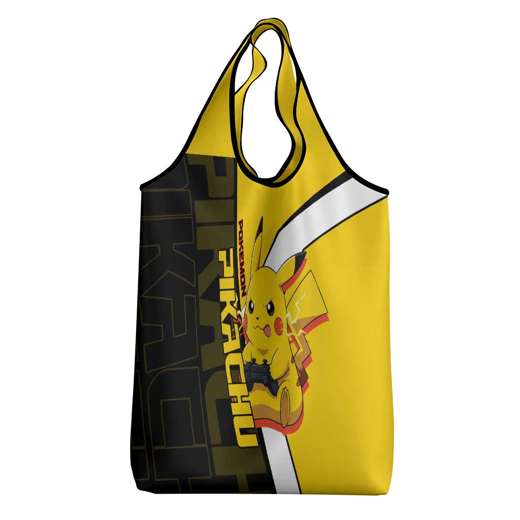 Pikachu Poké Grocery Bag Vibrant Retro Anime Style