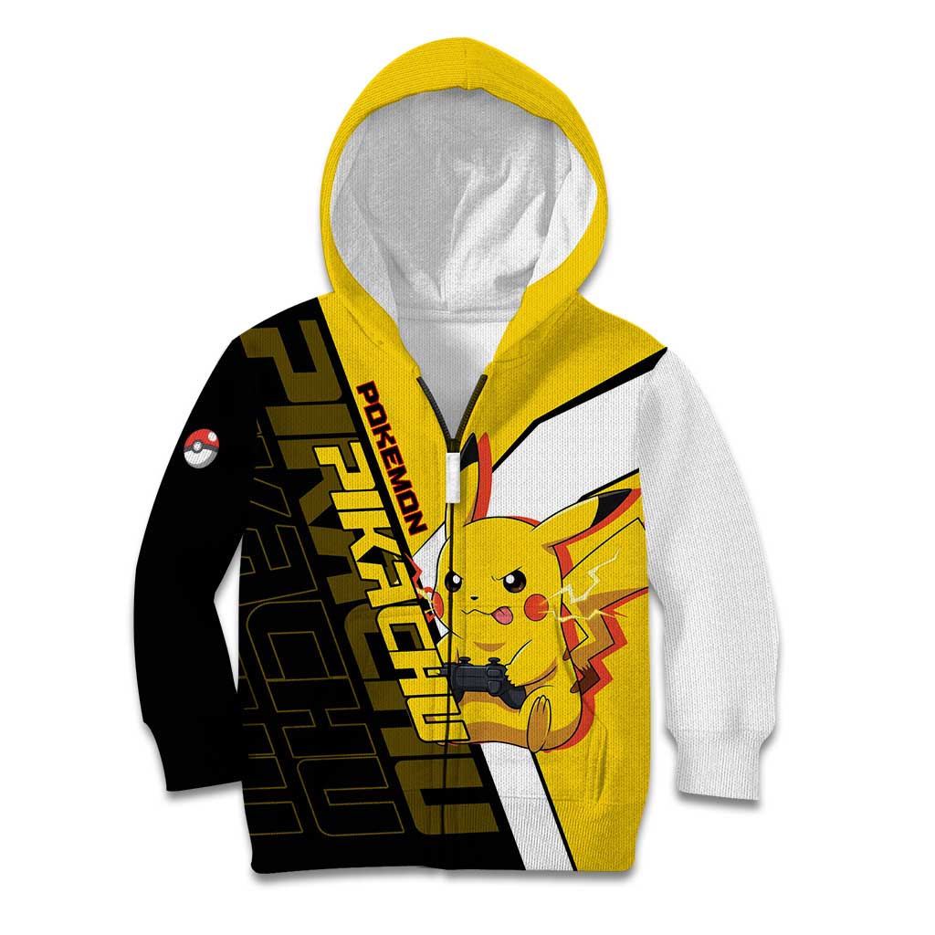 Pikachu Poké Kid Hoodie Vibrant Retro Anime Style