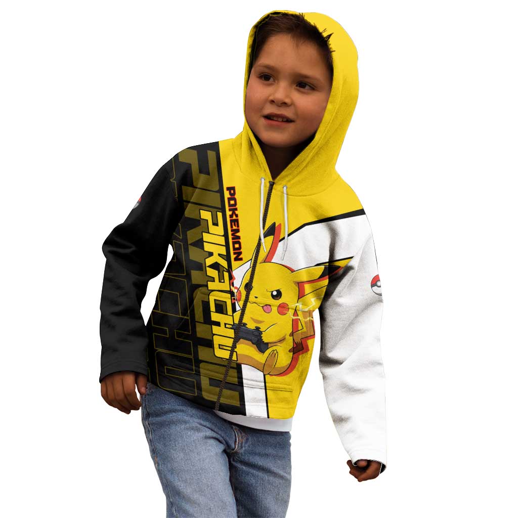 Pikachu Poké Kid Hoodie Vibrant Retro Anime Style