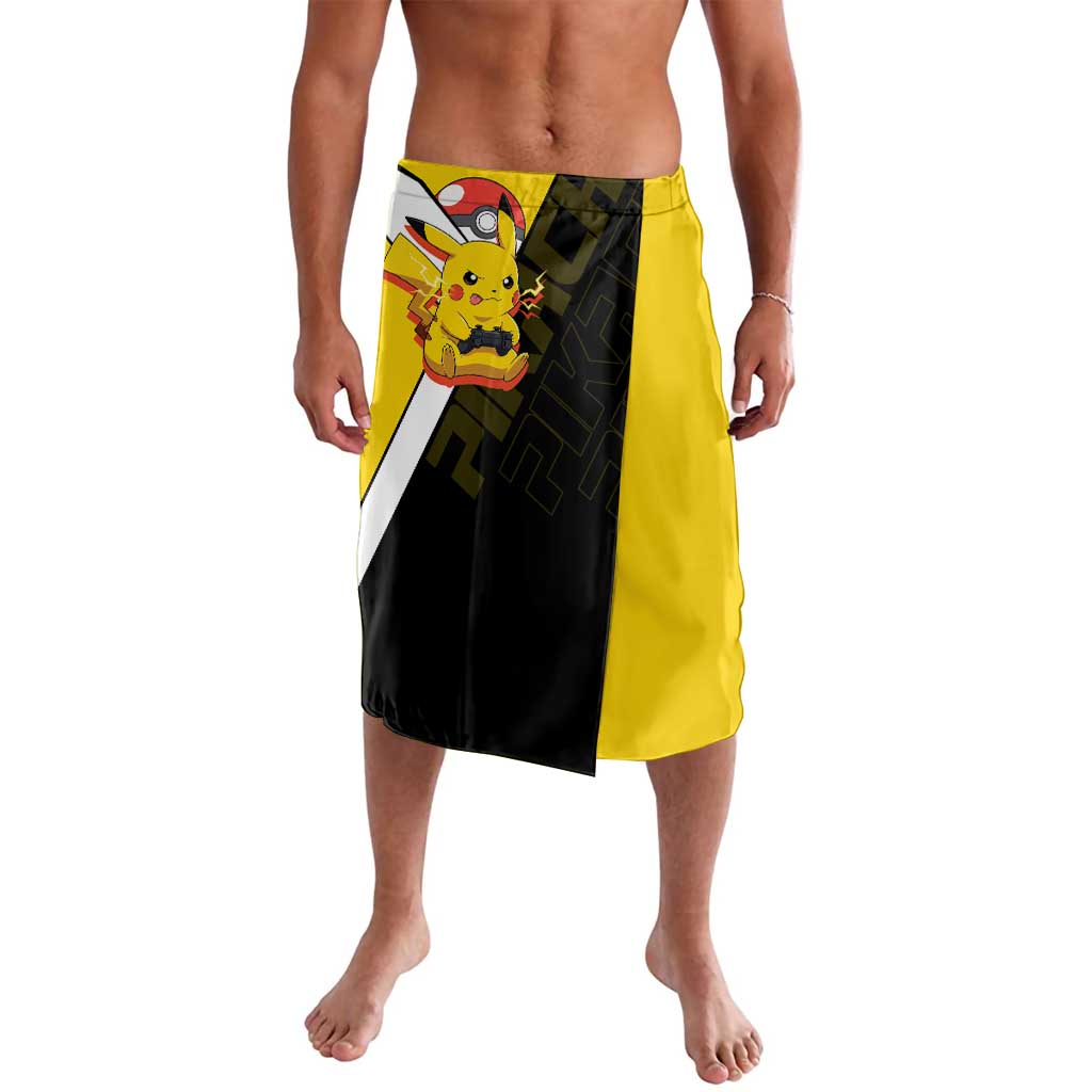 Pikachu Poké Lavalava Vibrant Retro Anime Style