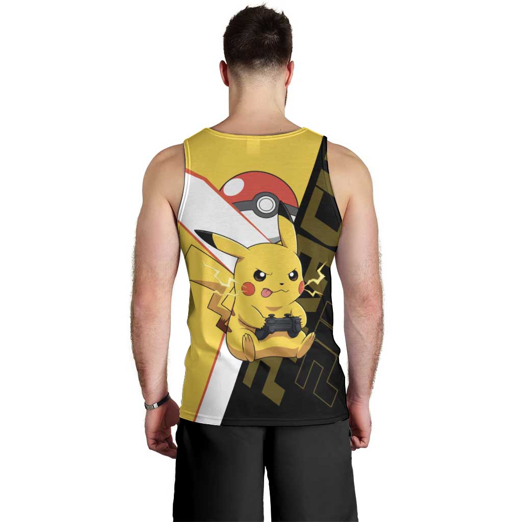 Pikachu Poké Men Tank Top Vibrant Retro Anime Style