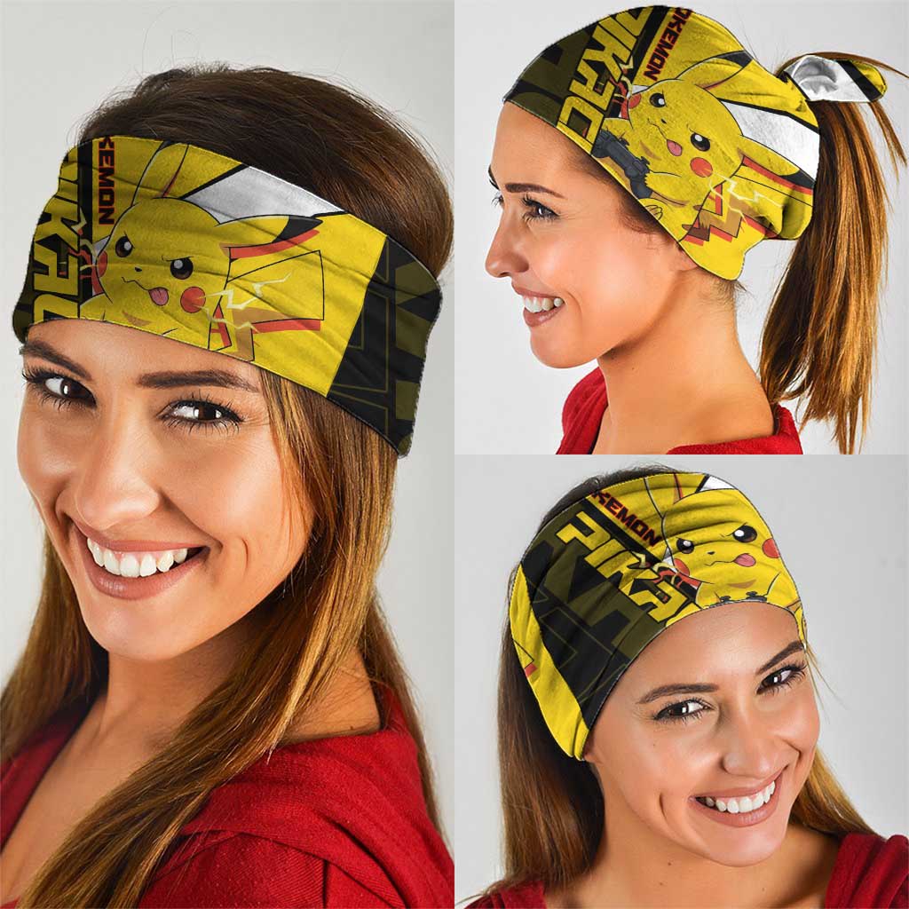 Pikachu Poké Neck Gaiter Vibrant Retro Anime Style