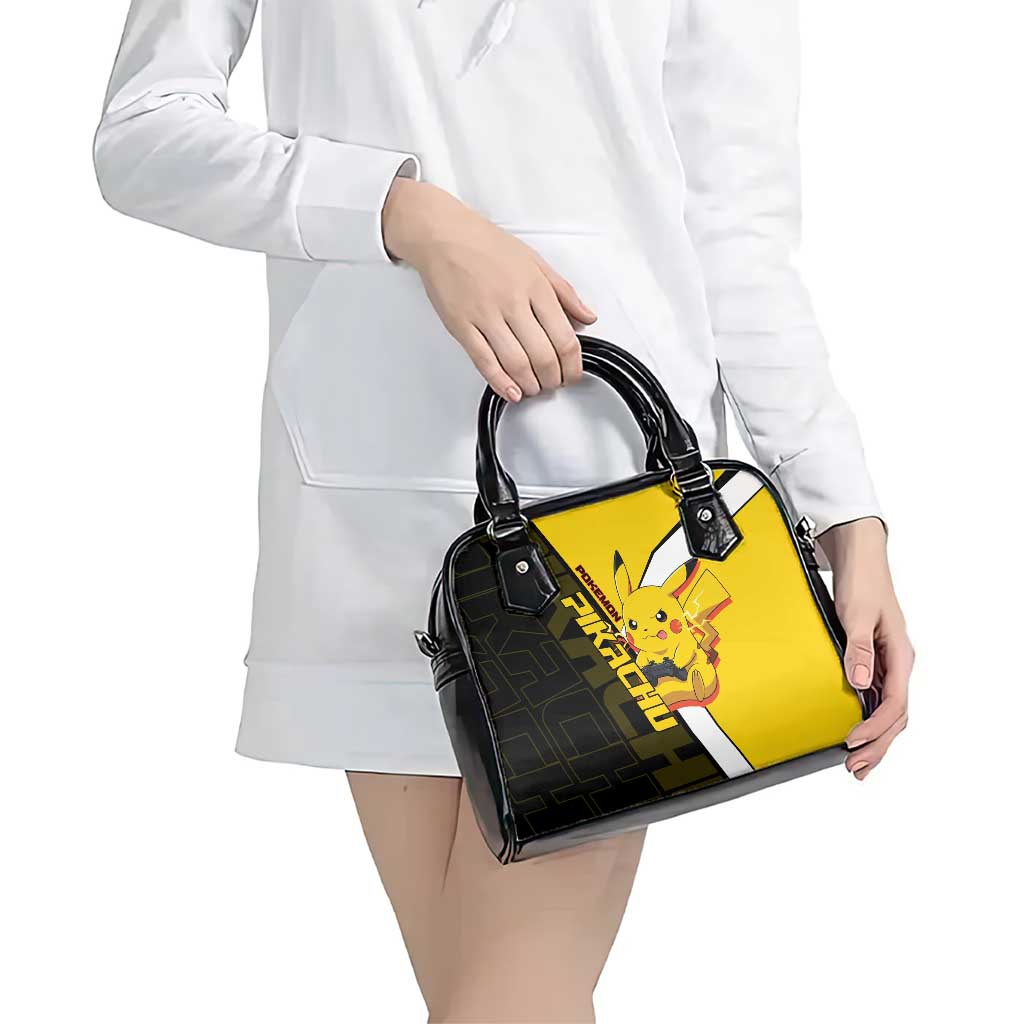 Pikachu Poké Shoulder Handbag Vibrant Retro Anime Style
