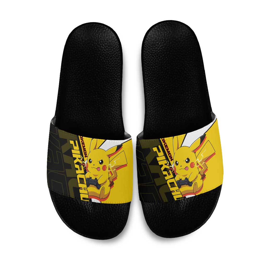 Pikachu Poké Slide Sandals Vibrant Retro Anime Style