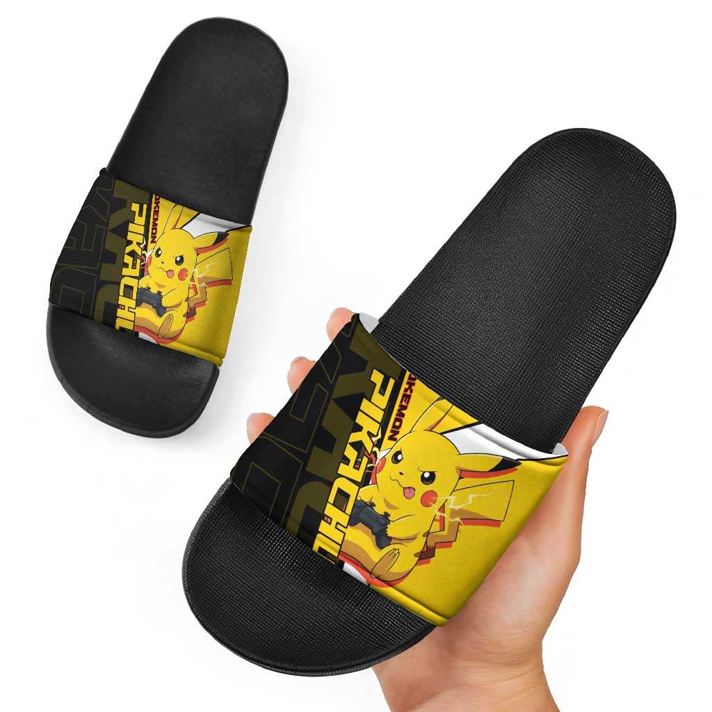 Pikachu Poké Slide Sandals Vibrant Retro Anime Style