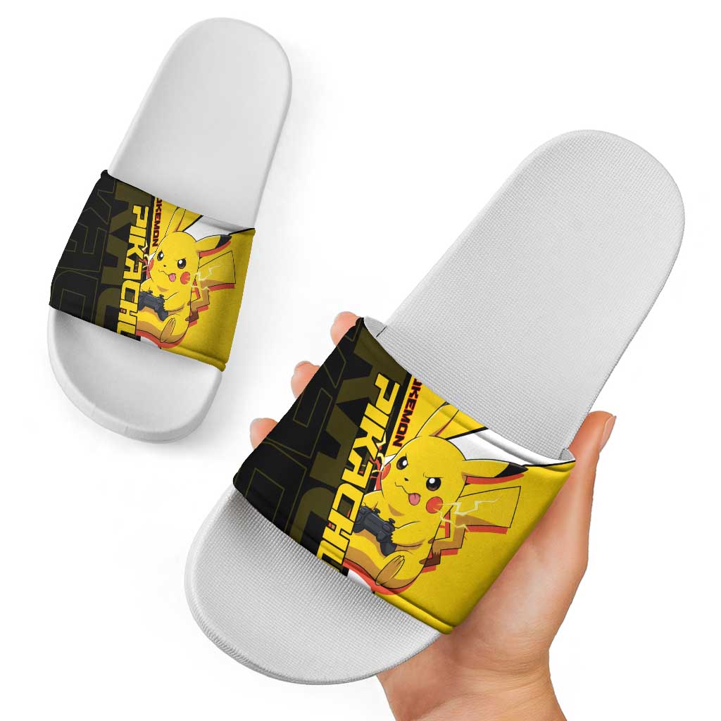 Pikachu Poké Slide Sandals Vibrant Retro Anime Style