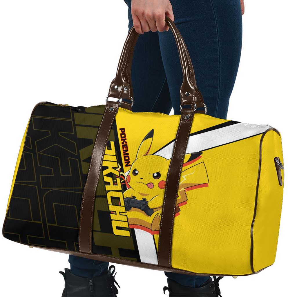 Pikachu Poké Travel Bag Vibrant Retro Anime Style