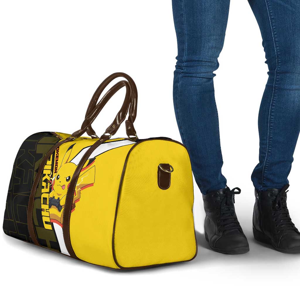 Pikachu Poké Travel Bag Vibrant Retro Anime Style