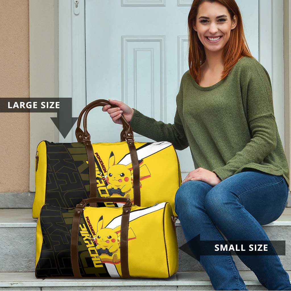 Pikachu Poké Travel Bag Vibrant Retro Anime Style