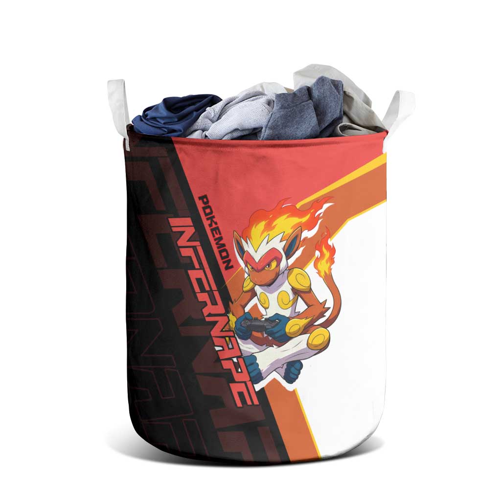 Infernape Poké Laundry Basket Bold Retro Anime Style