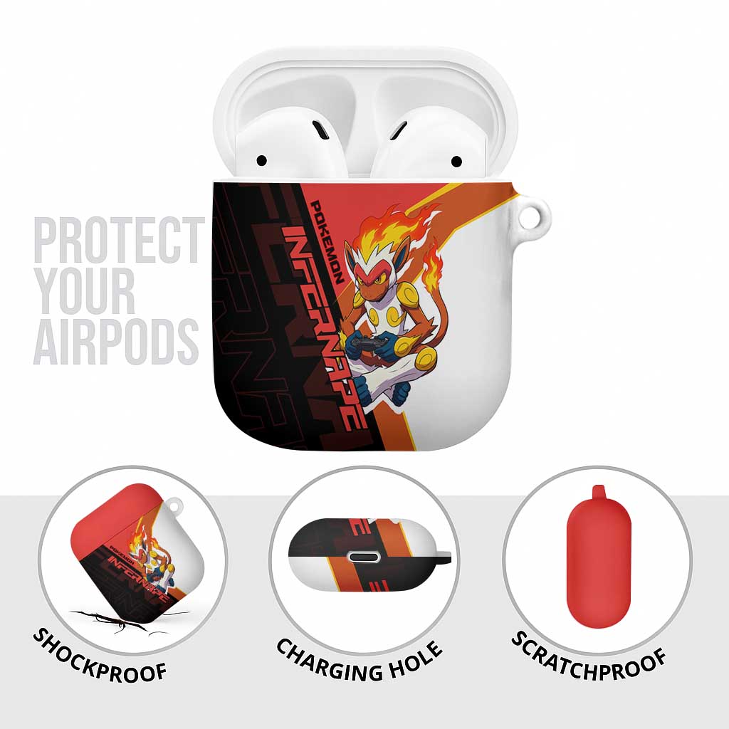 Infernape Poké AirPods Case Bold Retro Anime Style