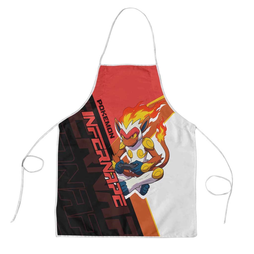 Infernape Poké Apron Bold Retro Anime Style