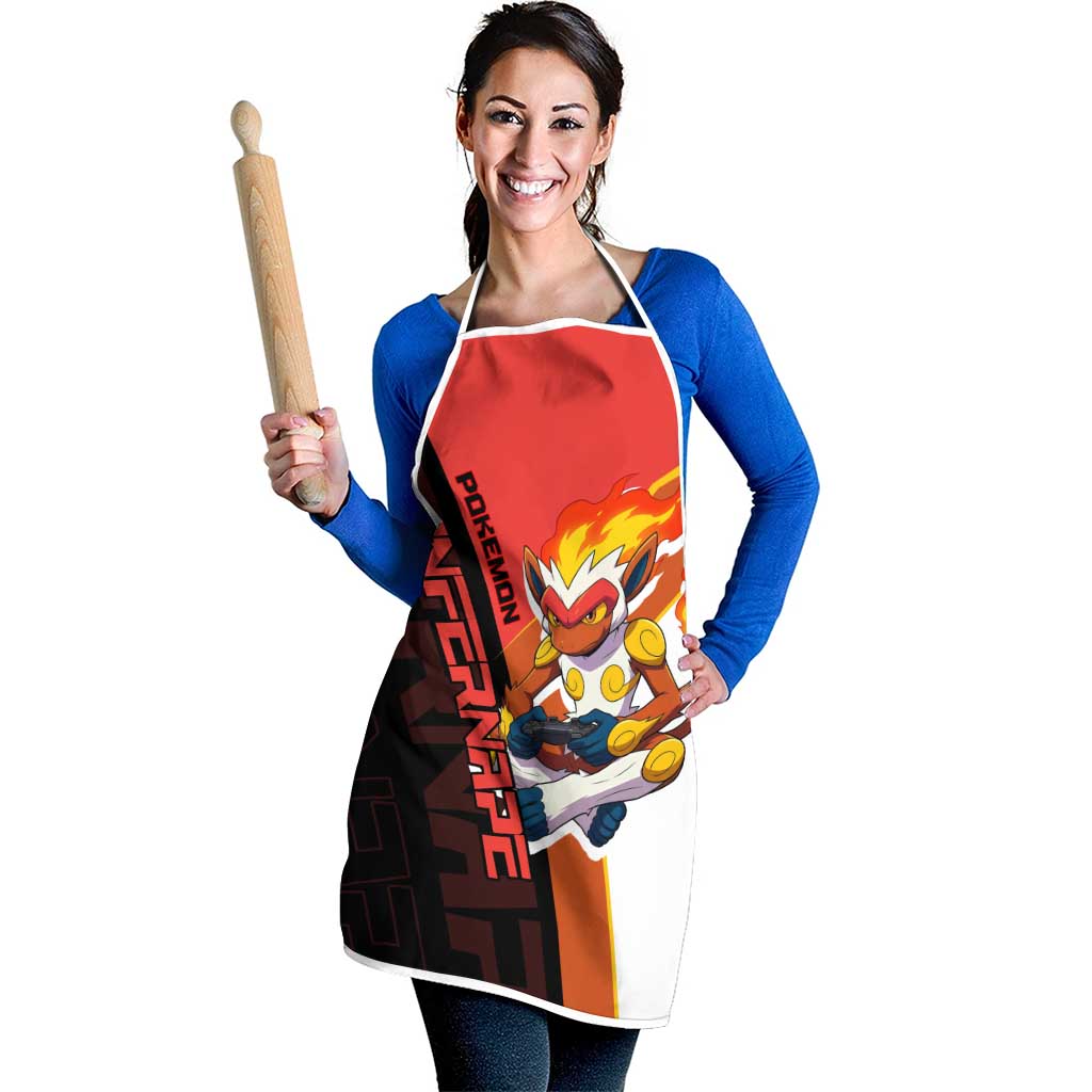 Infernape Poké Apron Bold Retro Anime Style