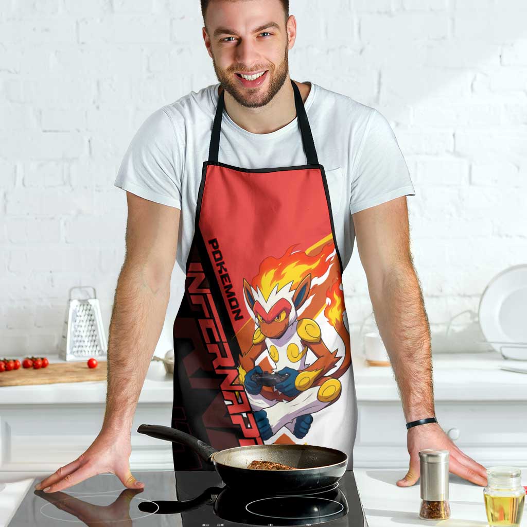 Infernape Poké Apron Bold Retro Anime Style