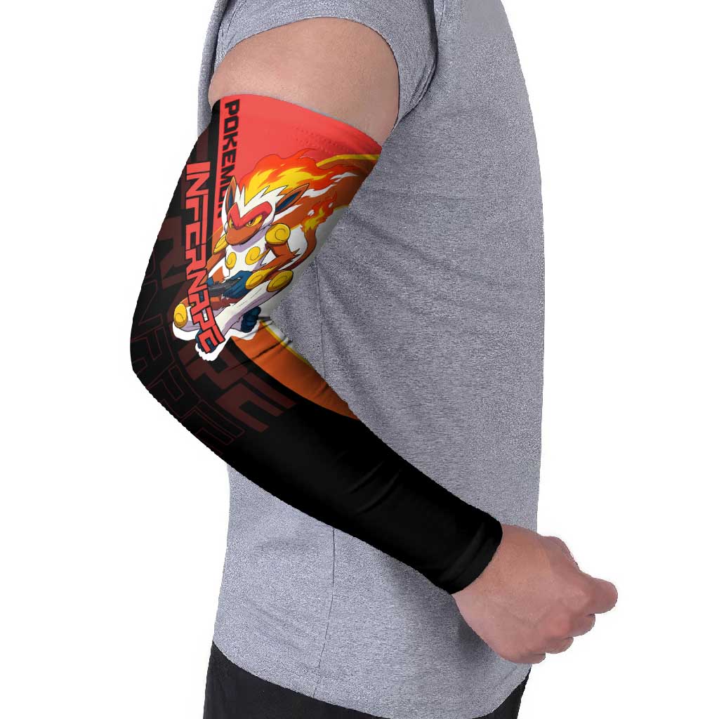 Infernape Poké Arm Sleeves Bold Retro Anime Style