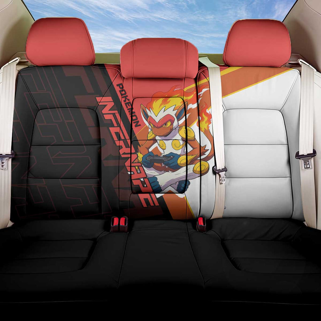Infernape Poké Back Car Seat Cover Bold Retro Anime Style
